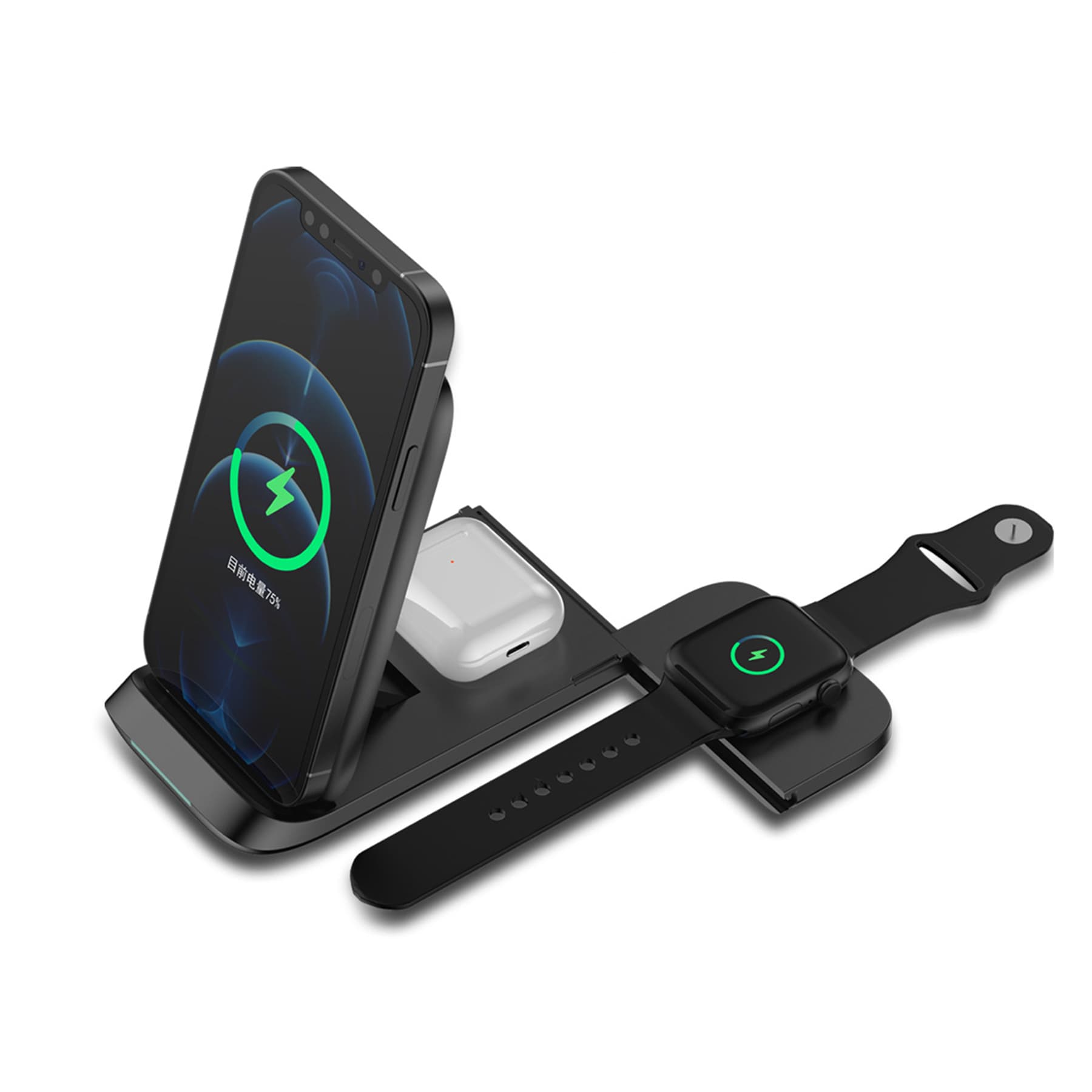 Wireless Charging Dock With 3-in-1 Multifunctionality thumbnail 9