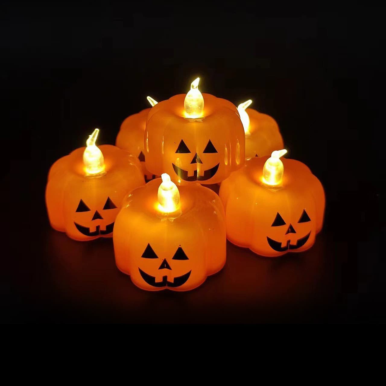 Halloween LED Pumpkin Candle thumbnail 4