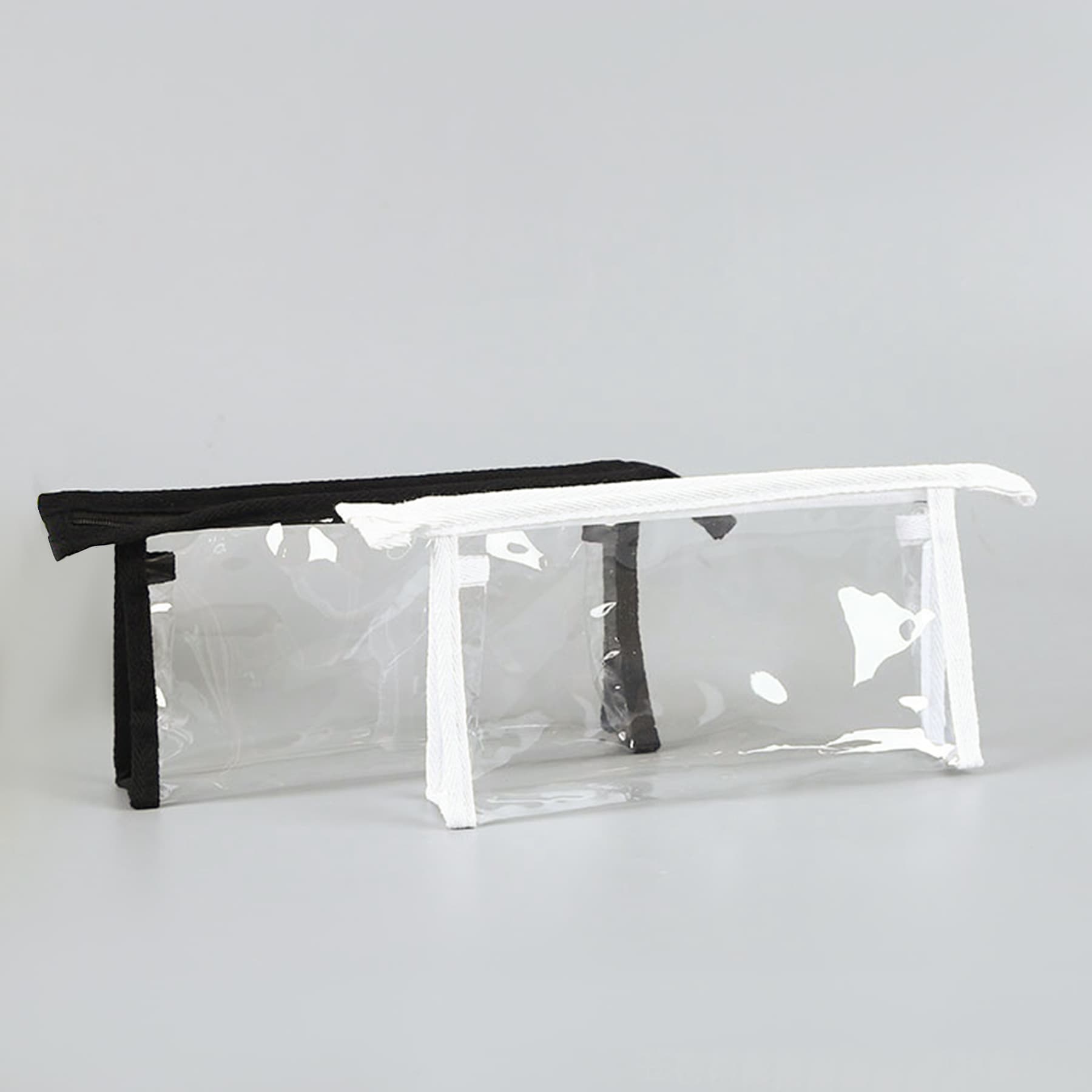 PVC Waterproof Cosmetic Bag with ZipperTransparent thumbnail 14