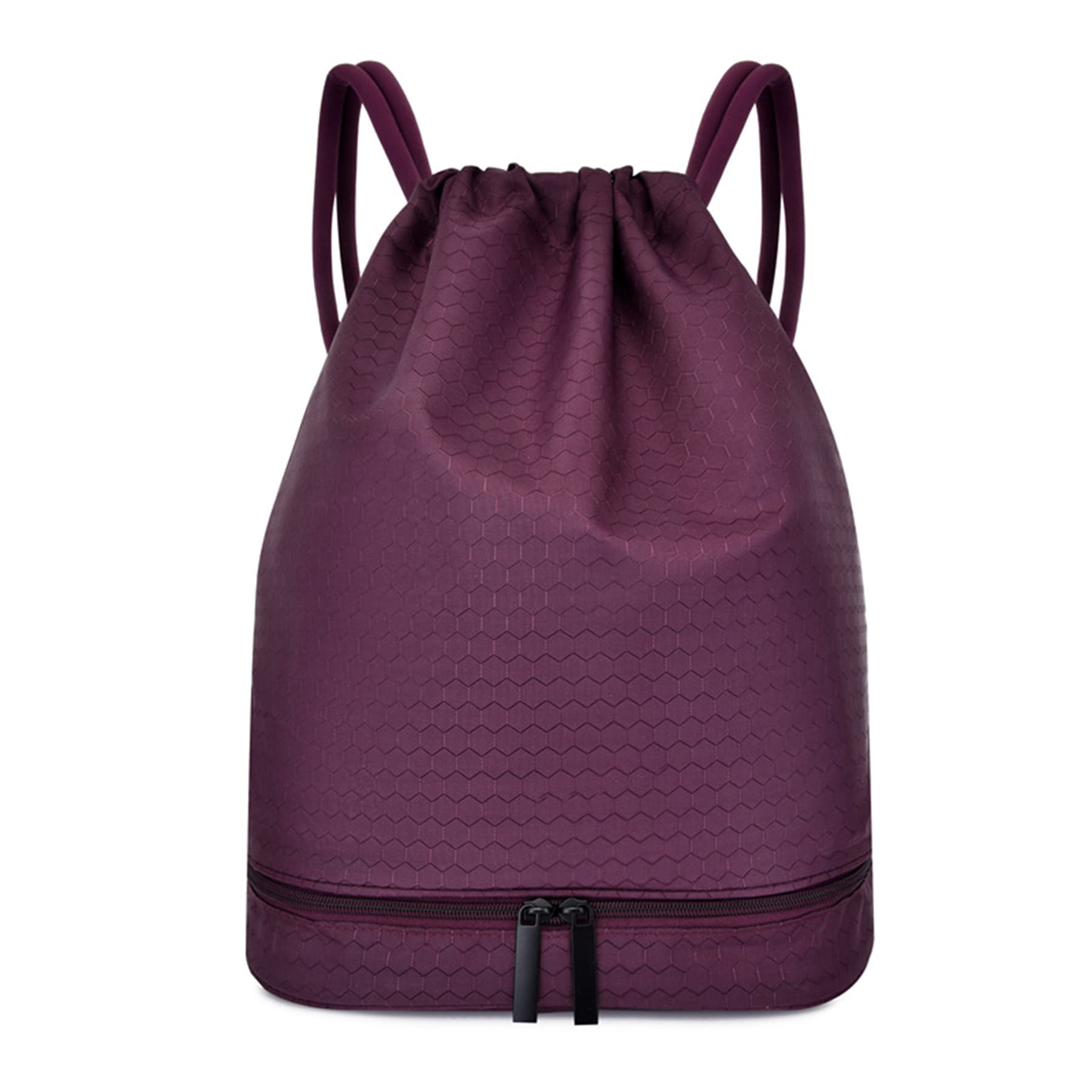 Oxford Sports Drawstring Bag with Shoes Compartment thumbnail 9