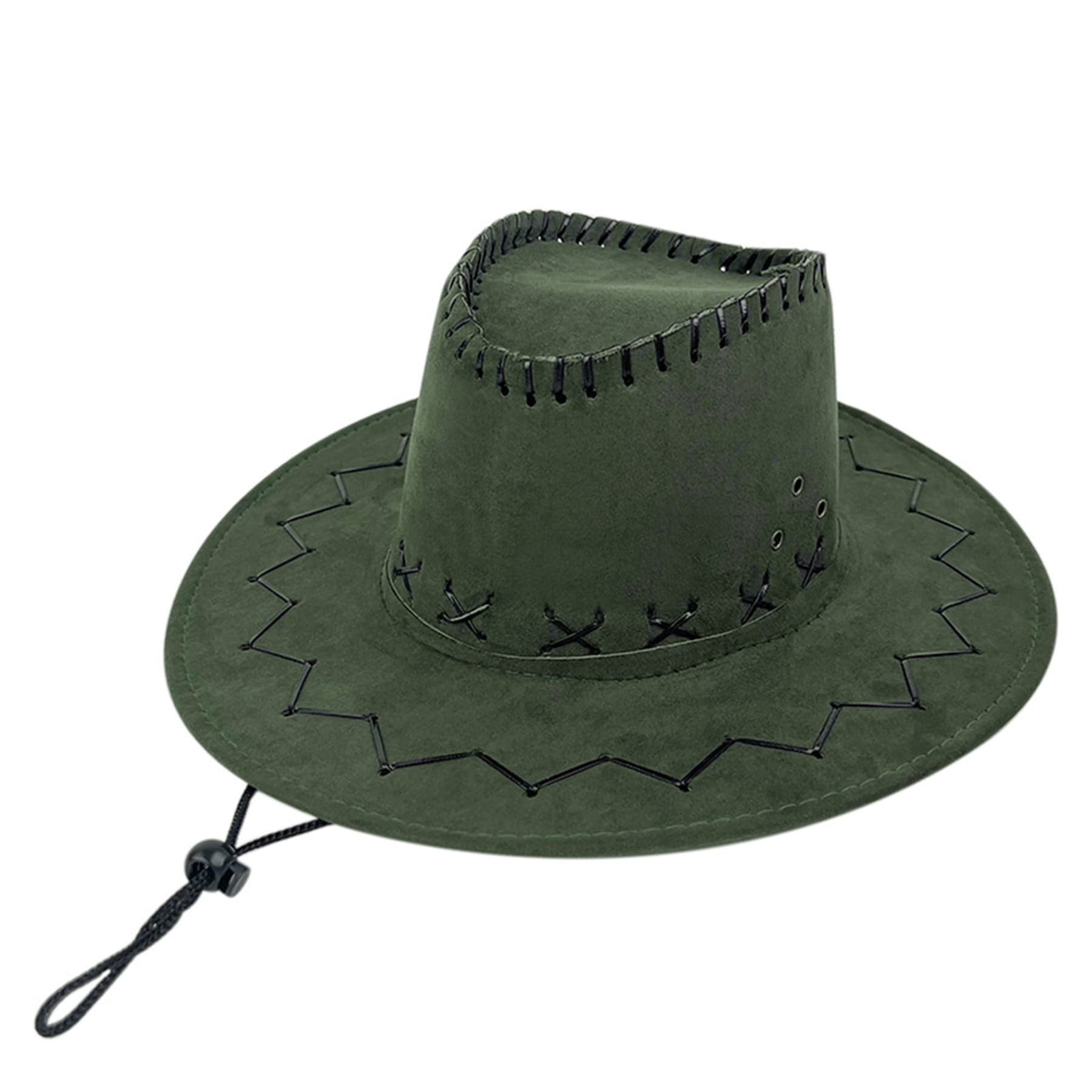Wide Brim Suede Cowboy Hats thumbnail 4
