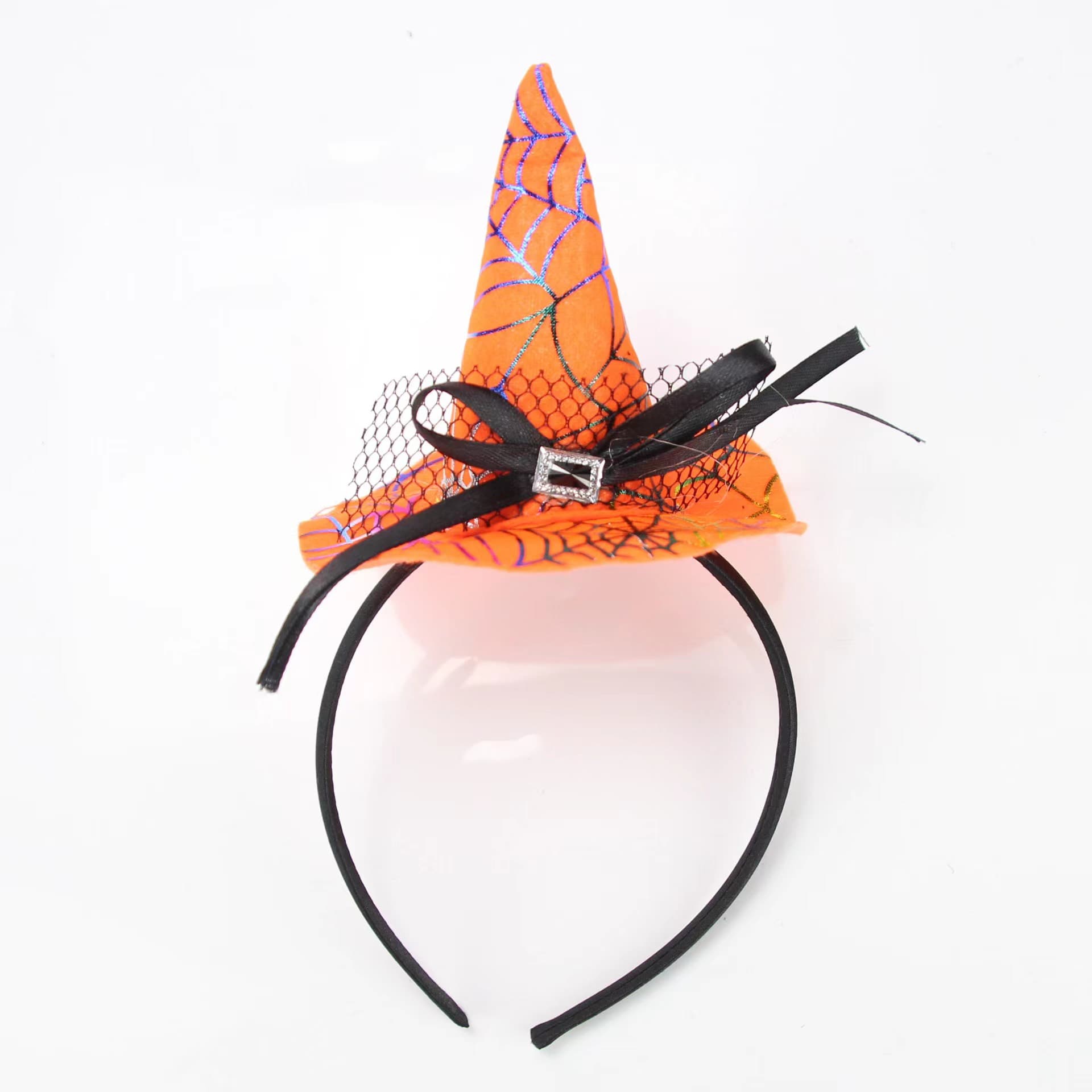 Halloween Witch Feather Hat Headband thumbnail 8