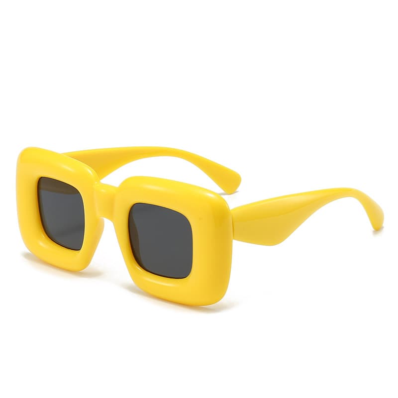 Cute Square Inflated Sunglasses thumbnail 2