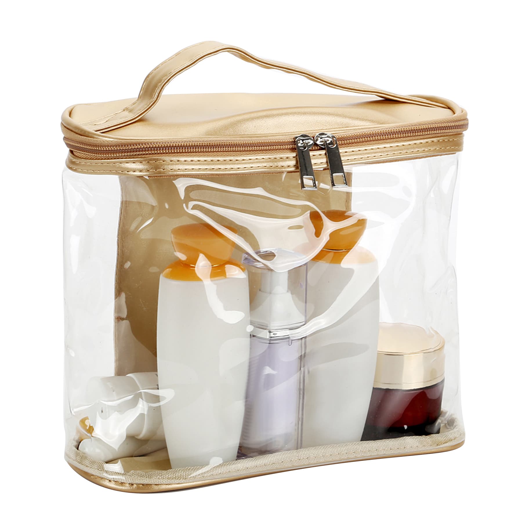 Transparent Makeup Cosmetic Bag with Zipper thumbnail 5