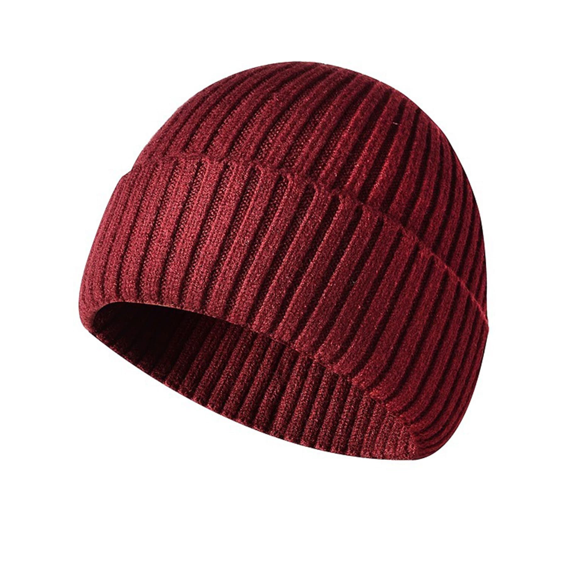 Winter Men's And Women's Knitted Foldover Hat thumbnail 4