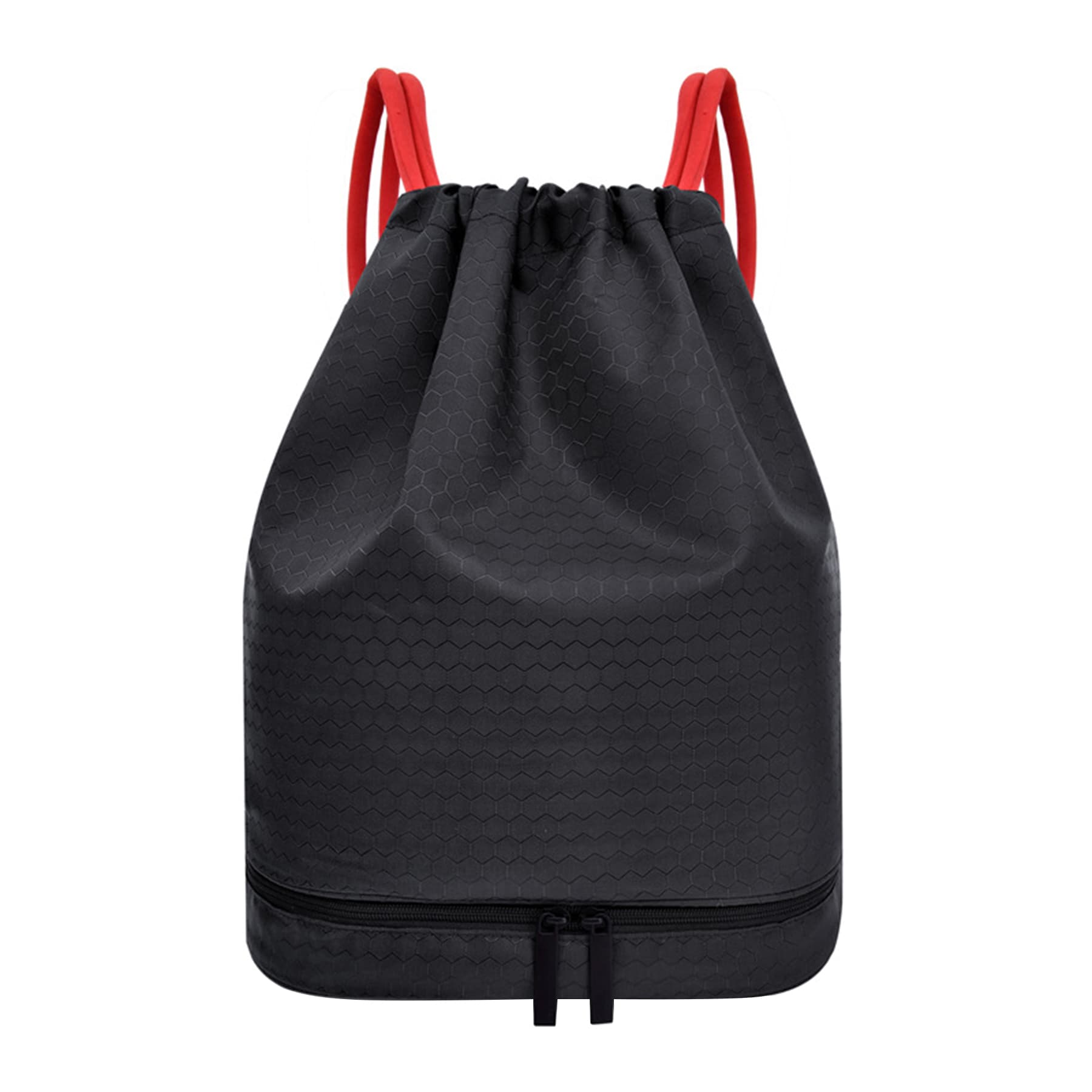 Oxford Sports Drawstring Bag with Shoes Compartment thumbnail 4