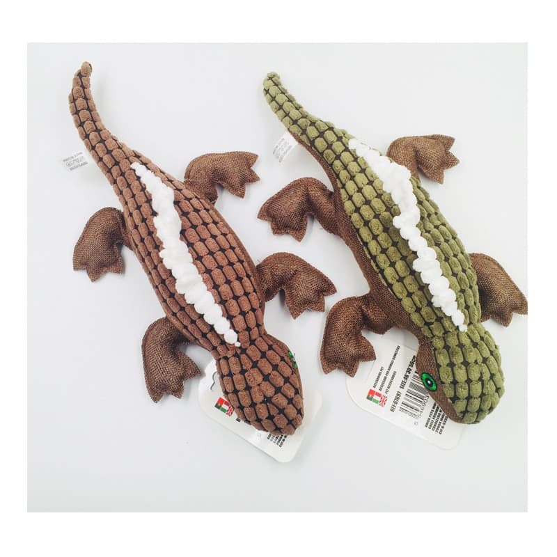 Plush Crocodile Sounding Dog Interactive Biting Toy thumbnail 5