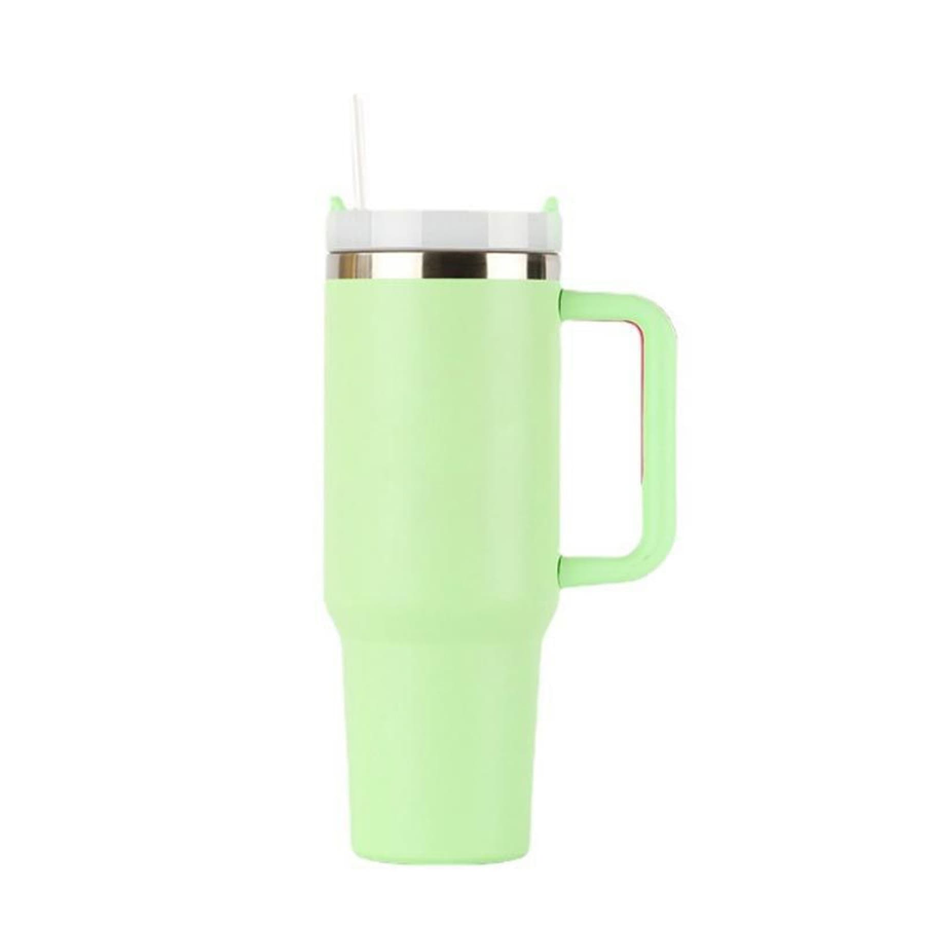 40oz Insulated Stainless Tumbler with Silicone Handle thumbnail 6
