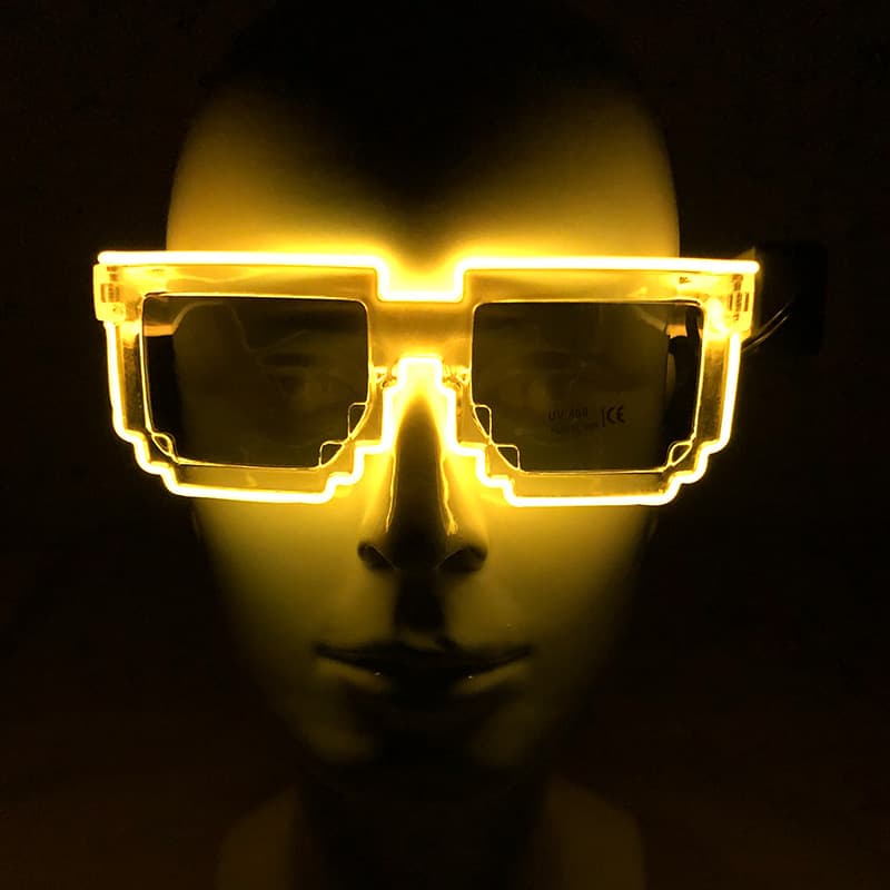 LED Luminous Creative Party Light up Flashing Glasses thumbnail 5
