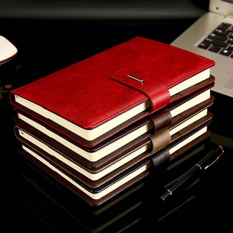 A5 Journal Binder Leather Premium Business Diary Notebook thumbnail 2