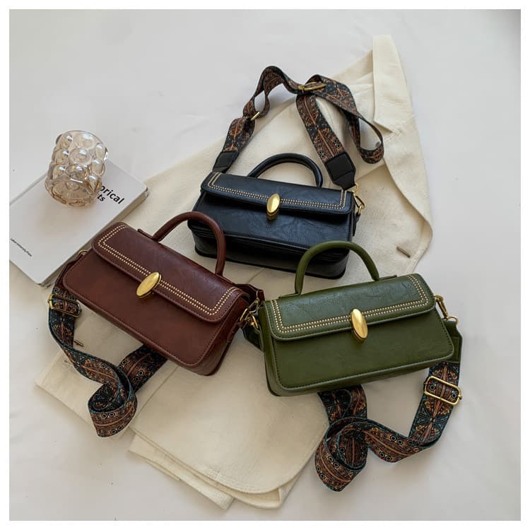 Vintage Pu Crossbody bag Handbag For Woman thumbnail 2