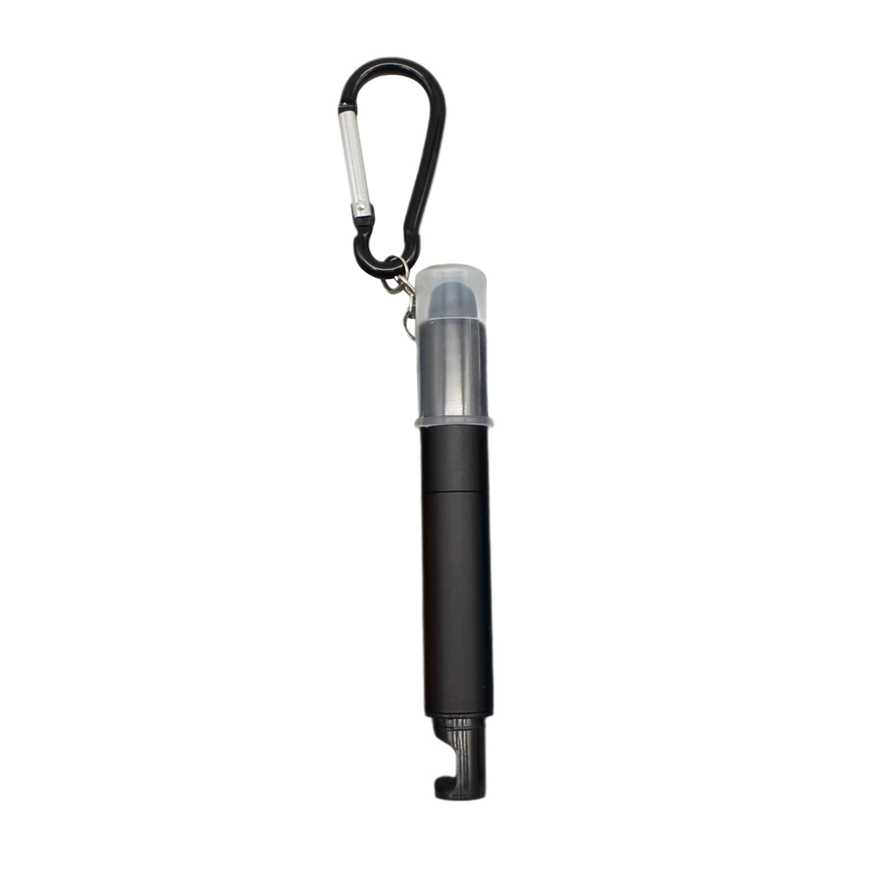 5-In-1 Light Up Stylus Ballpoint Pen With Carabiner thumbnail 3