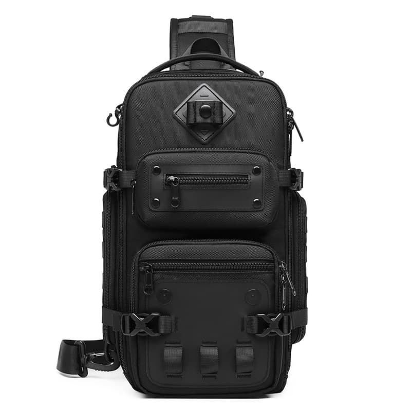 Oxford Sling Backpack Large Capacity Shoulder Crossbody Bags thumbnail 2