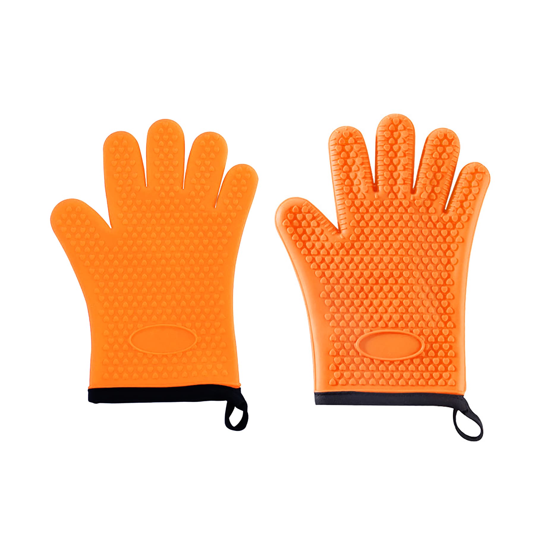 Heat Resistant Nonslip Silicone Oven Mitts Short thumbnail 6