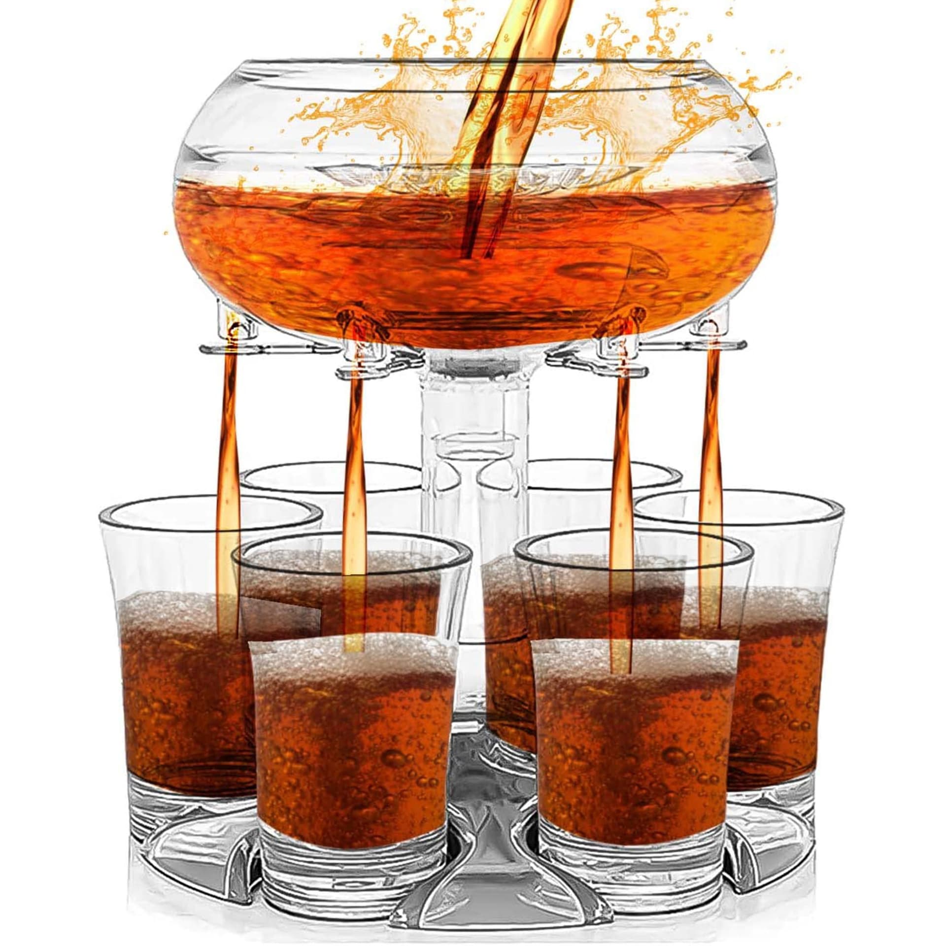 6 Shots Glass Dispenser And Holders thumbnail 2