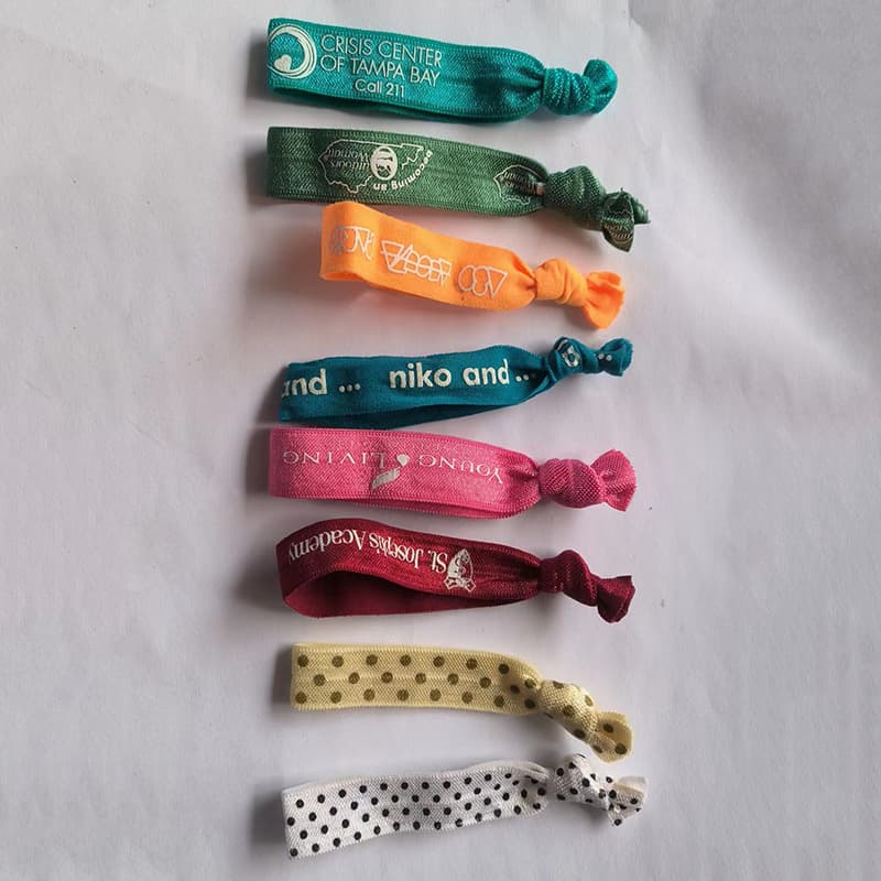 Knotted Hair Ties Elastic Ribbon thumbnail 2