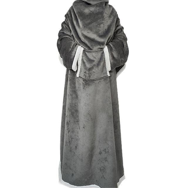 Oversized Luxury Thick Flannel Wearable Blanket thumbnail 3