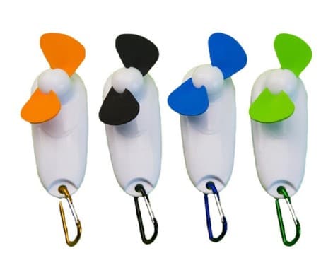 Portable Fan w/ LED Flashlight thumbnail 2