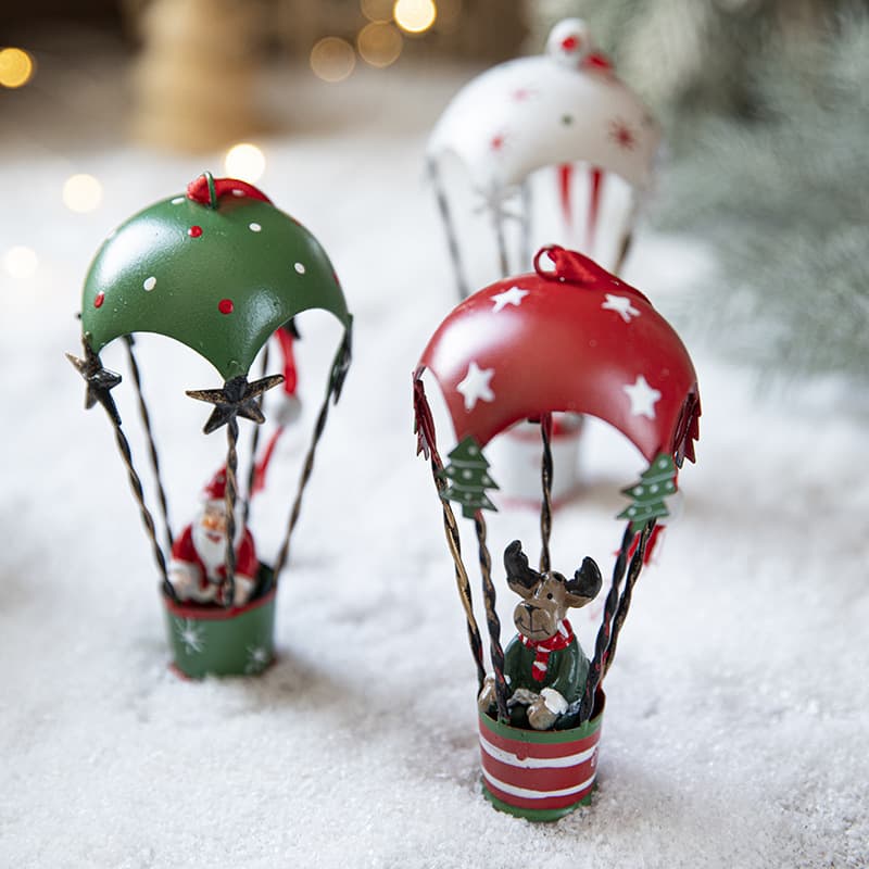 Iron Christmas balloon parachute pendant thumbnail 4
