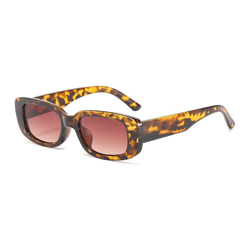 Vintage Square Eyewear Retro Trendy Wide Frame Sunglasses thumbnail 8