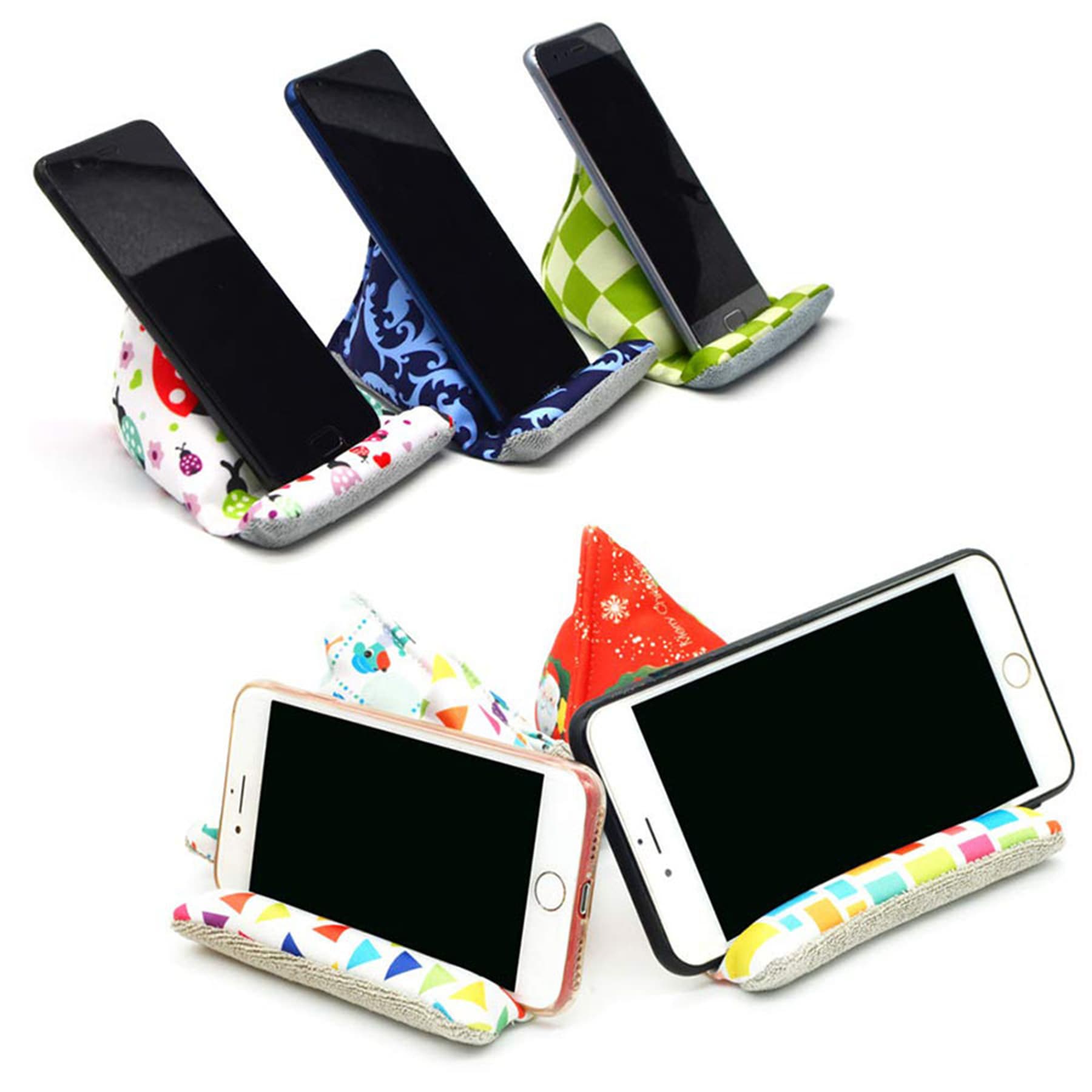 Microfiber Pyramid Mobile Device Stand thumbnail 6