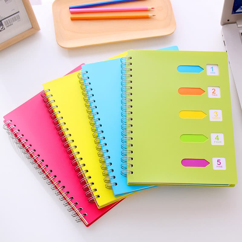 Spiral Notebook with Tabs thumbnail 3