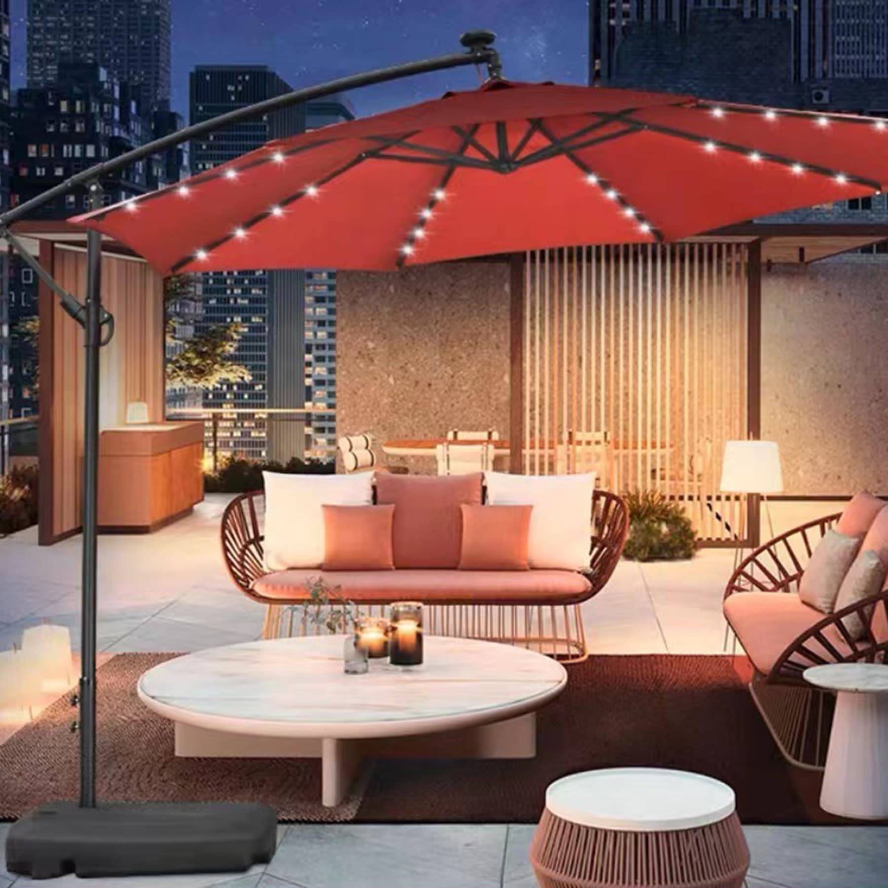 9 Ft Cantilever Patio Umbrella thumbnail 2