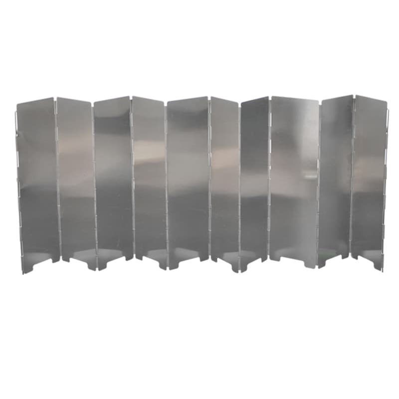 10 Piece Outdoor Camping Bbq Windshield thumbnail 2