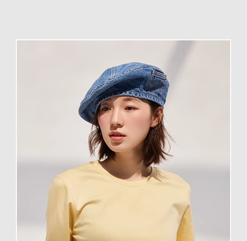 Cotton Versatile big-headed painter hat thumbnail 4