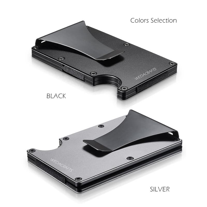 Minimalist Aluminum Metal Wallet thumbnail 10