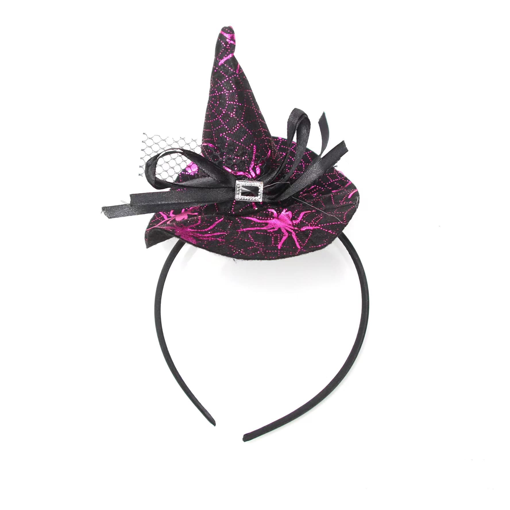 Halloween Witch Feather Hat Headband thumbnail 7
