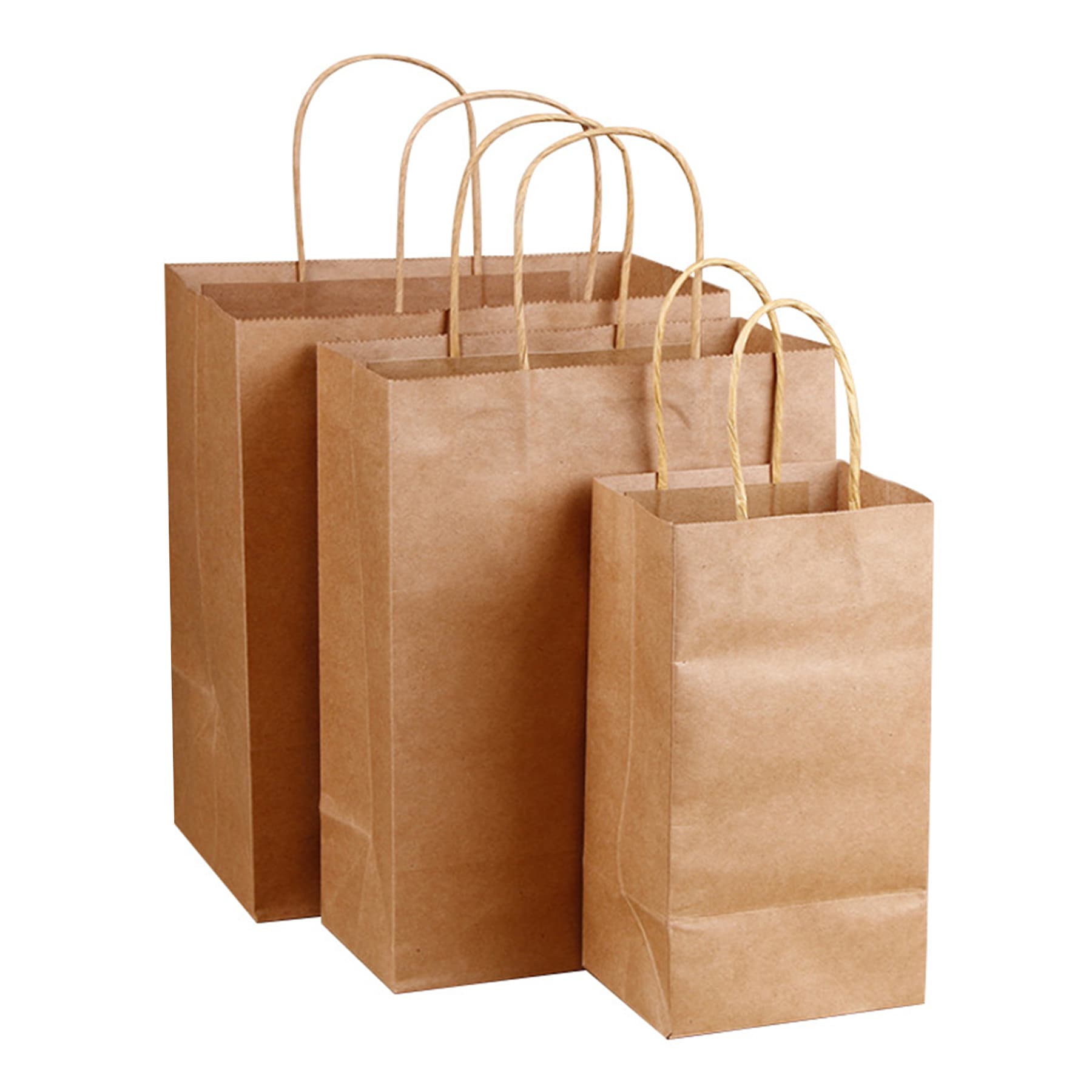 Kraft Paper Take-Out Bag thumbnail 3