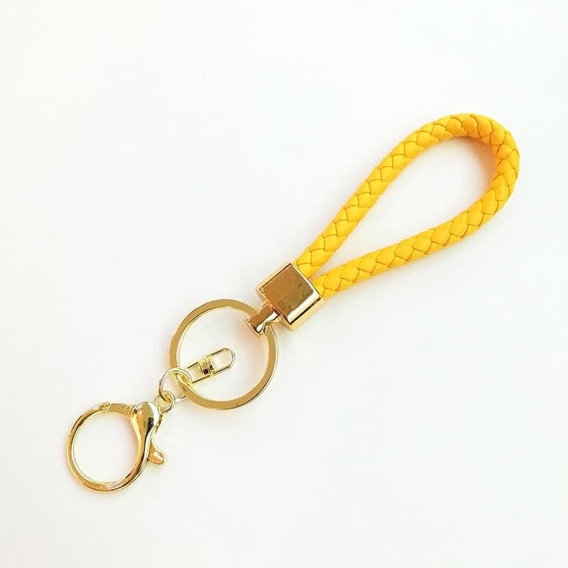 Braided PU Leather Keychain thumbnail 6