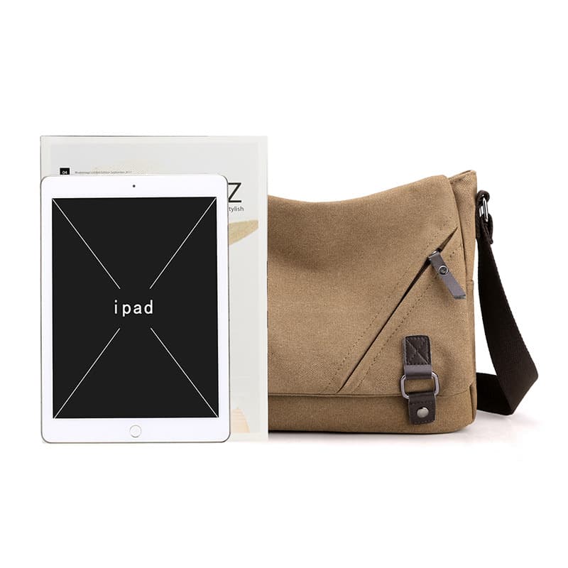 Canvas Shoulder Computer Messenger Bag thumbnail 6