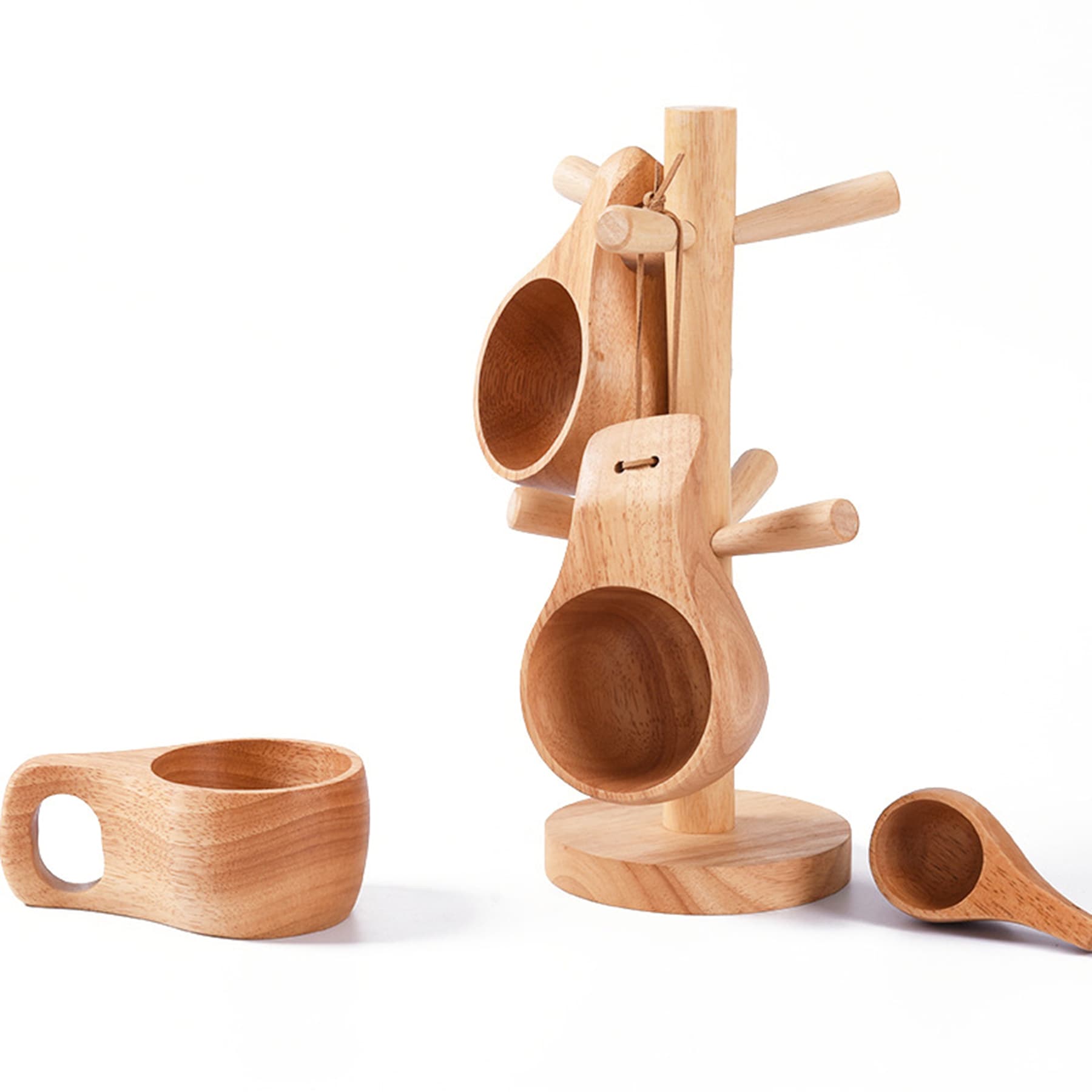 Wooden Beer Mug Office Wood Cup thumbnail 4
