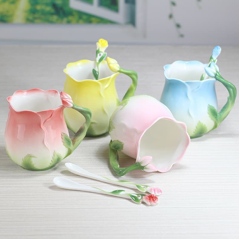 Creative Rose ceramic mug thumbnail 10