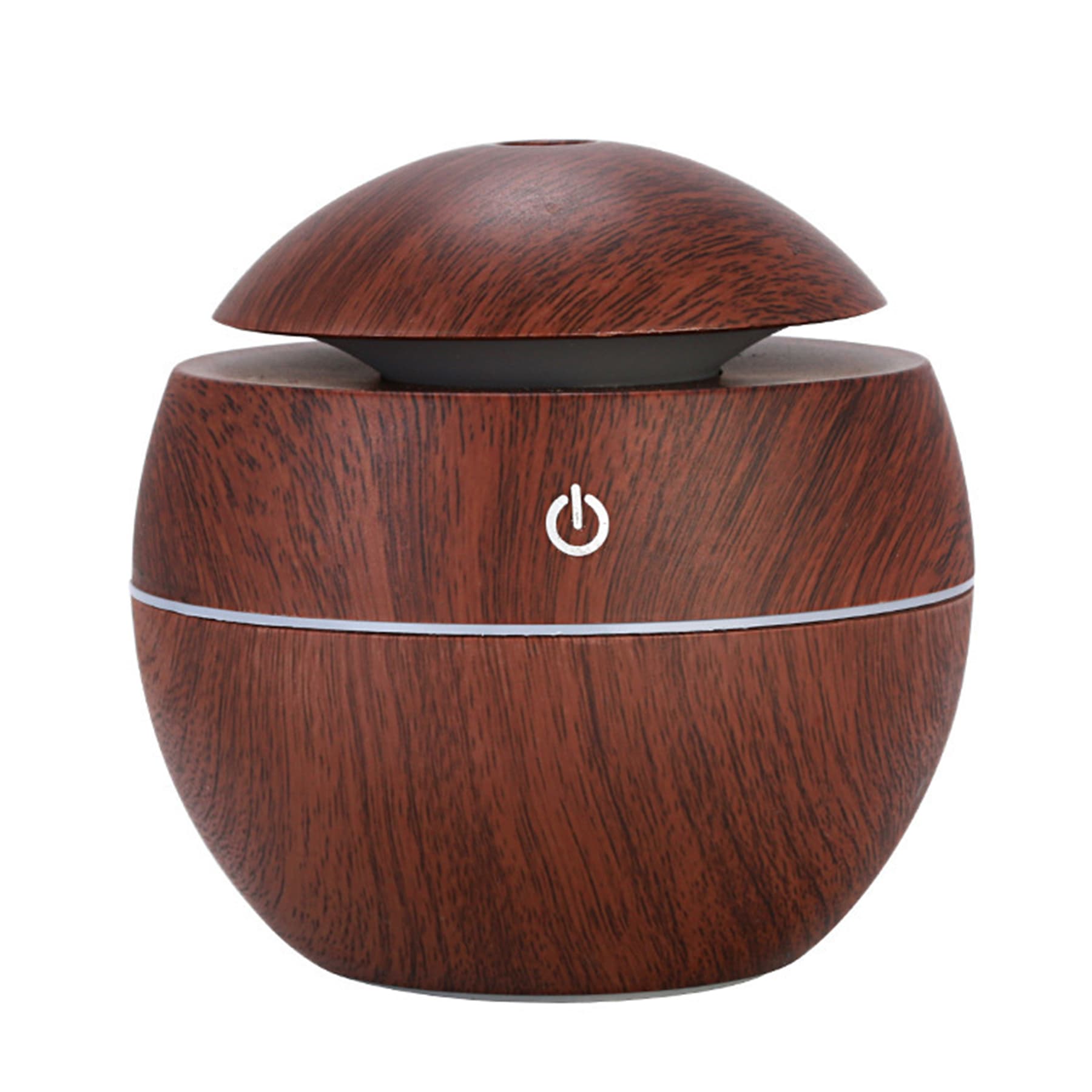 Wood Grain Round Electric Humidifier Aroma Diffuser thumbnail 4