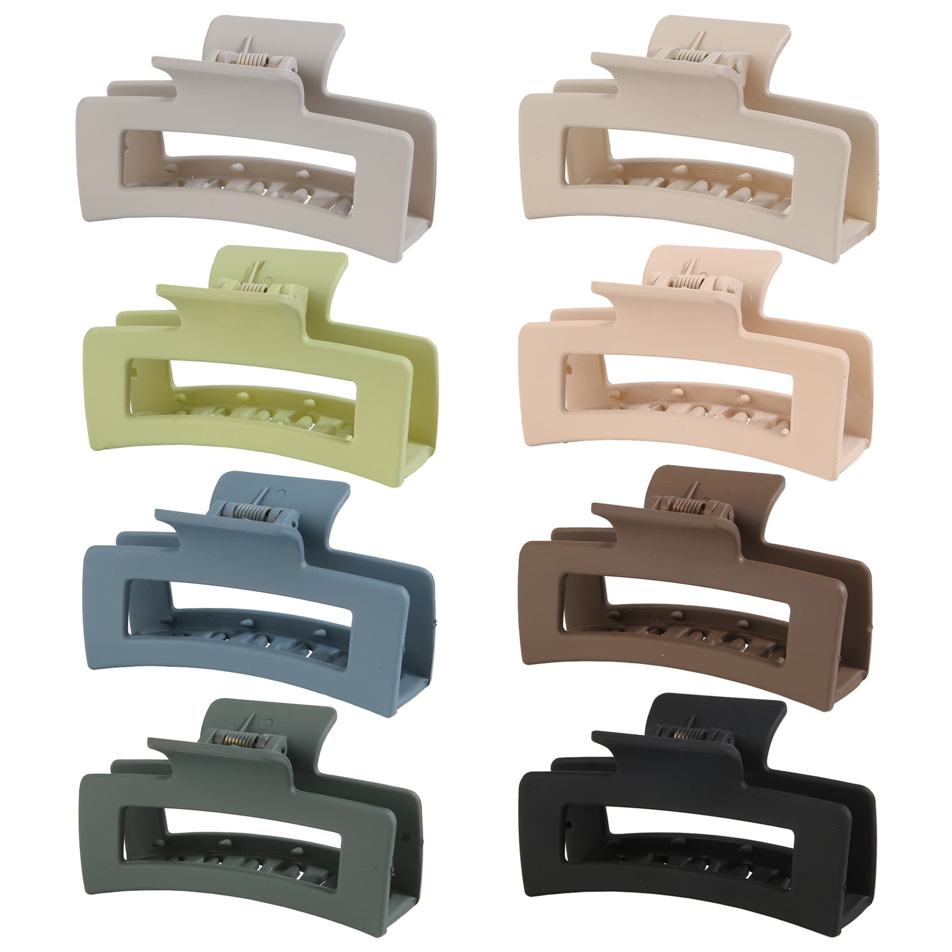 Rectangle Claw Hair Clips for Women and Girls