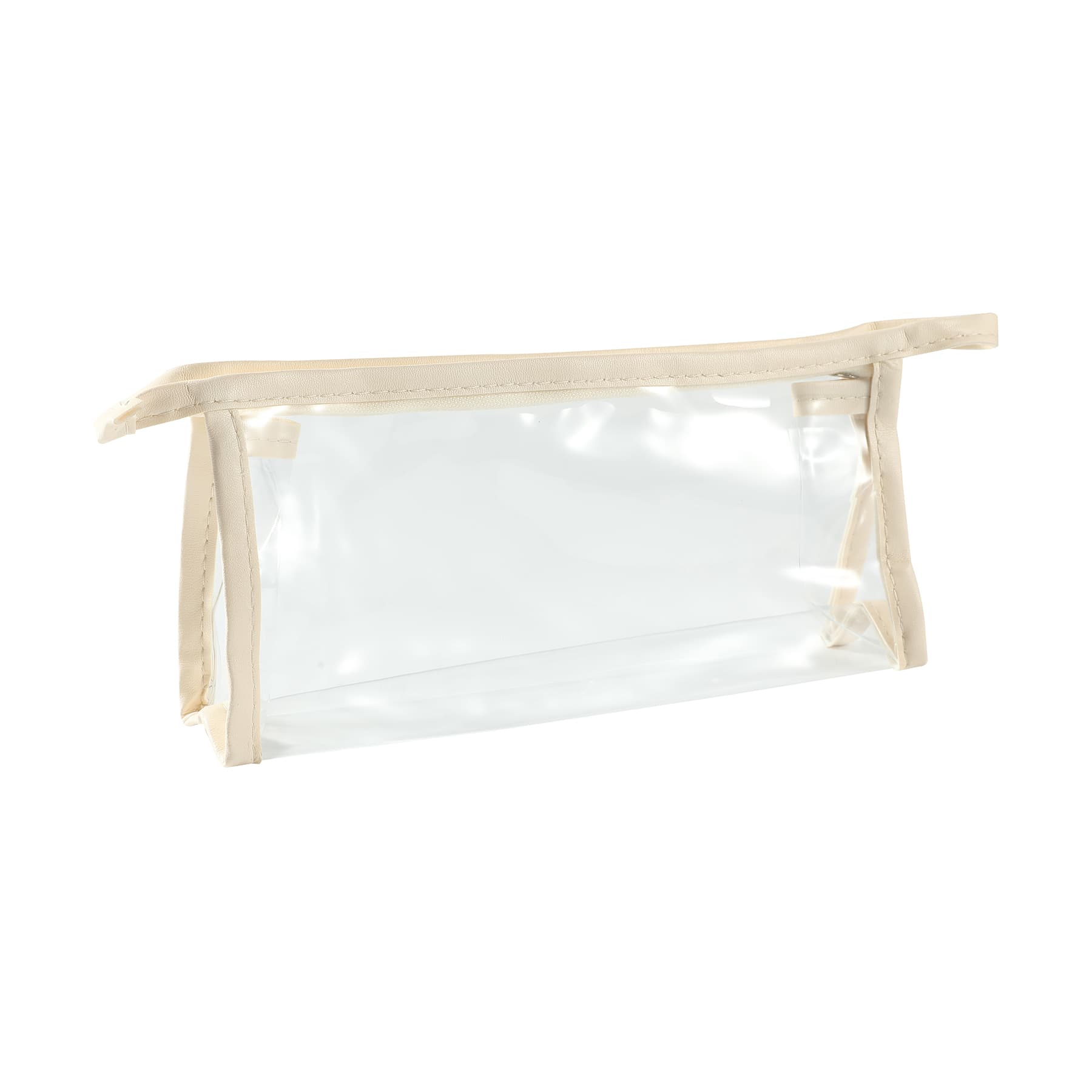 PVC Waterproof Cosmetic Bag with ZipperTransparent thumbnail 3