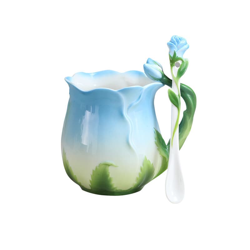 Creative Rose ceramic mug thumbnail 9