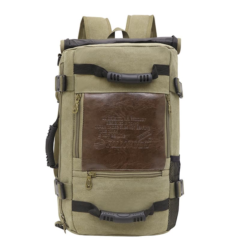 Canvas Duffel bag with Shoe Compartment thumbnail 2