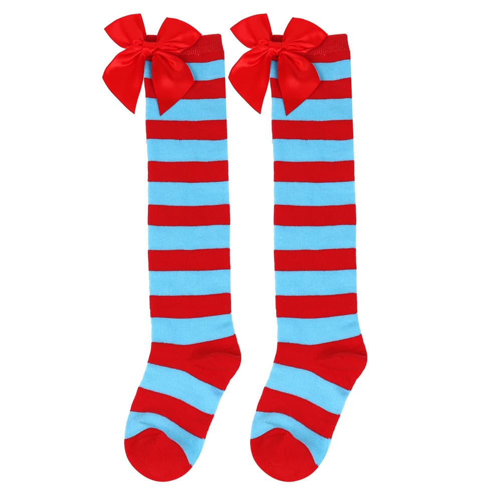 Bow Christmas Knee High Socks For Women thumbnail 3