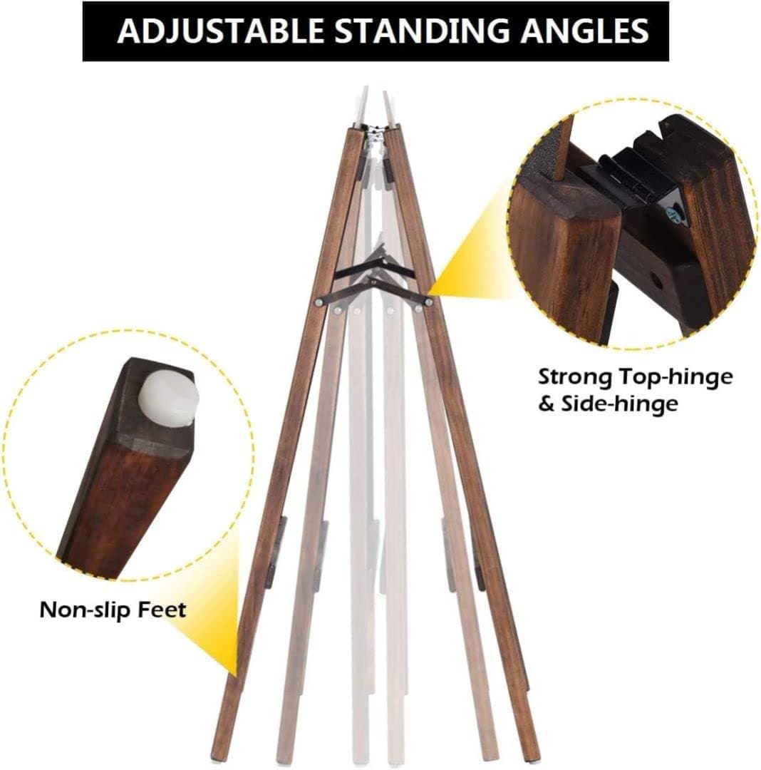 Wood Double-Sided Standing A-Frame Sidewalk Chalkboard Sign thumbnail 5