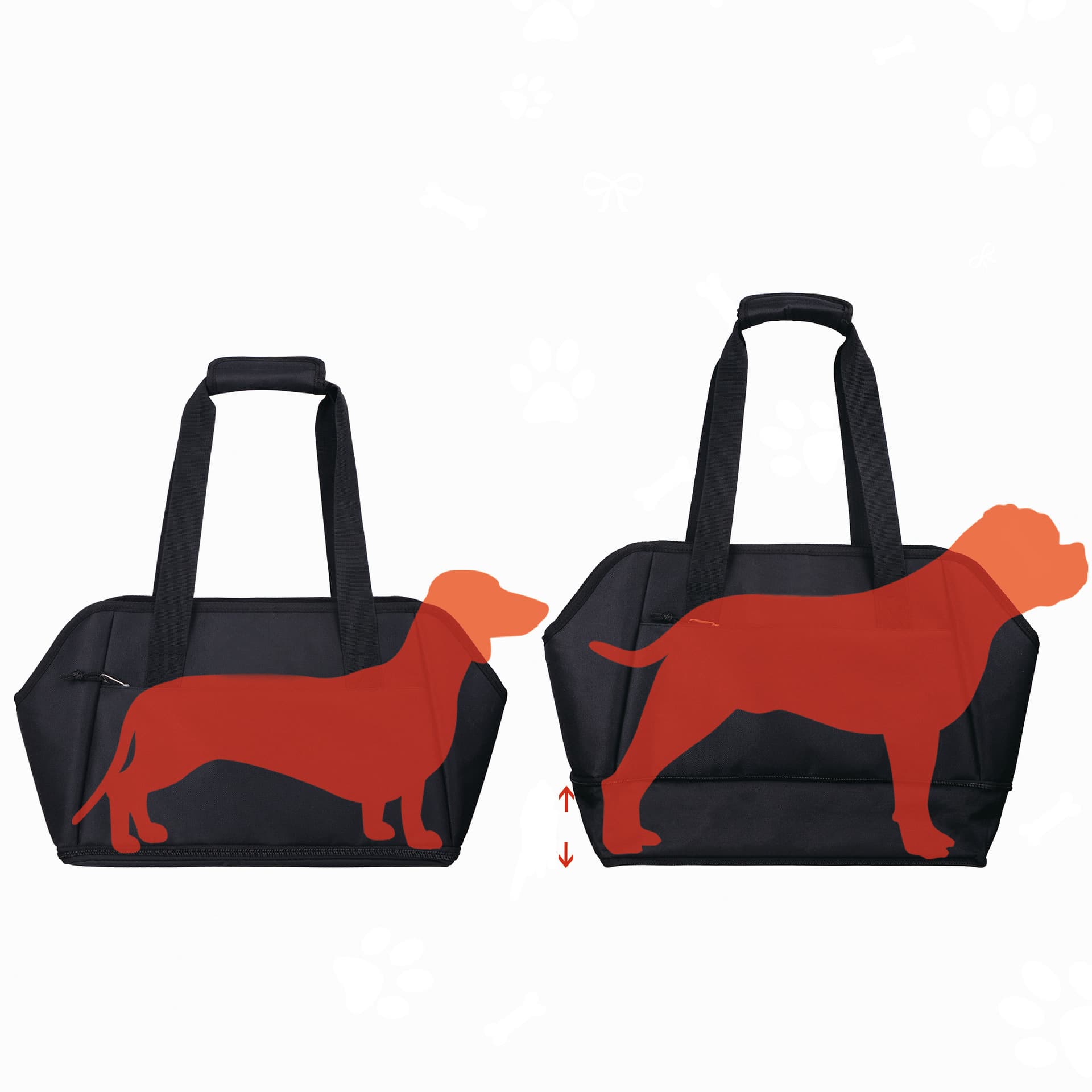 Oxford Fashionable Waterproof Pet Tote Bag thumbnail 2