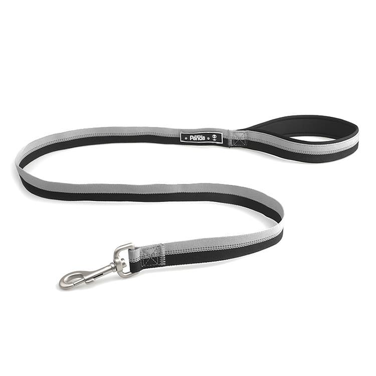 5 ‘Double Reflective Leash Nylon Leather Strap thumbnail 2