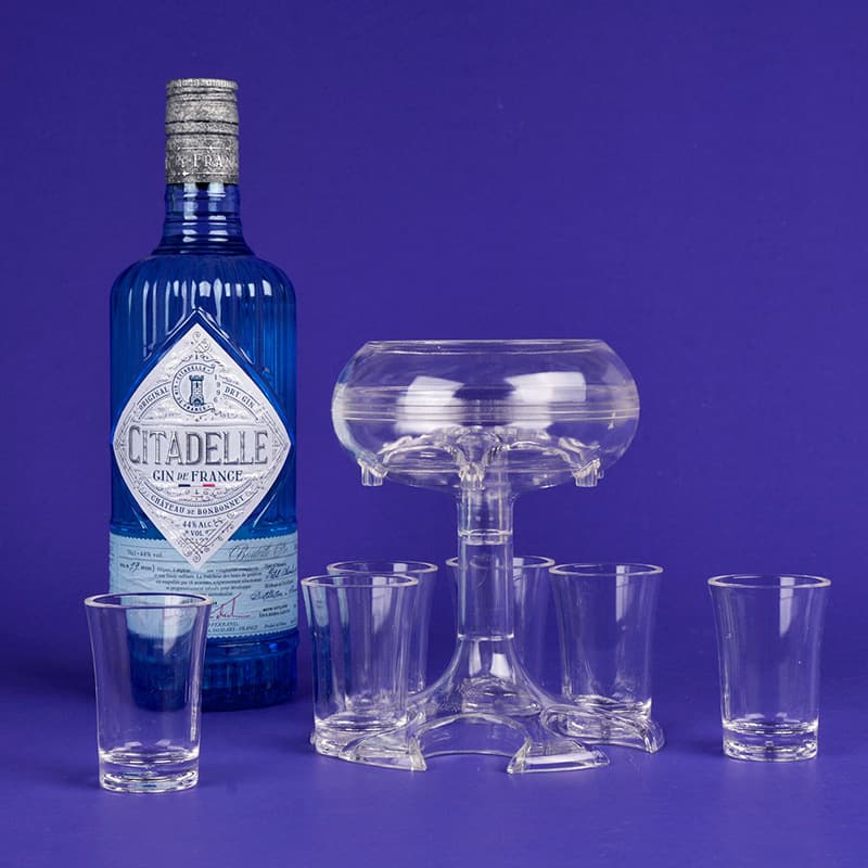 6 Shots Glass Dispenser And Holders thumbnail 3