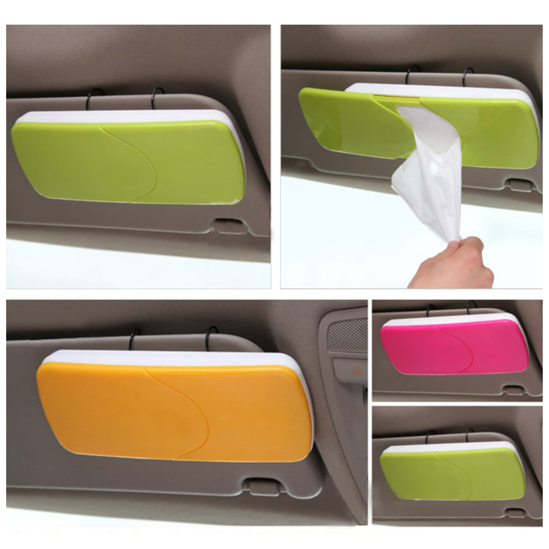 Car Sun Visor Tissue Box Holder thumbnail 2