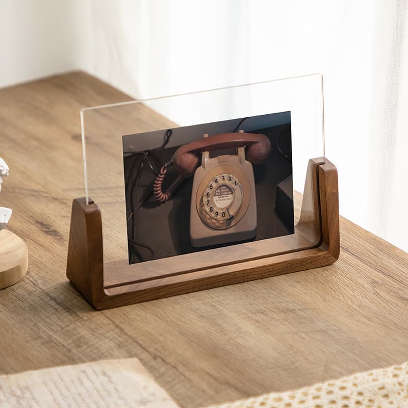 U Shape Transparent Beech Creative Photo Frame thumbnail 3