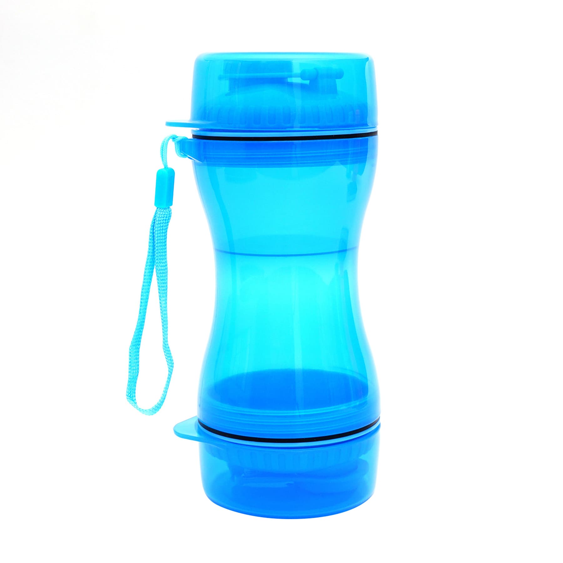 2-in-1 Pet Food Water Bottle With Bowl thumbnail 3