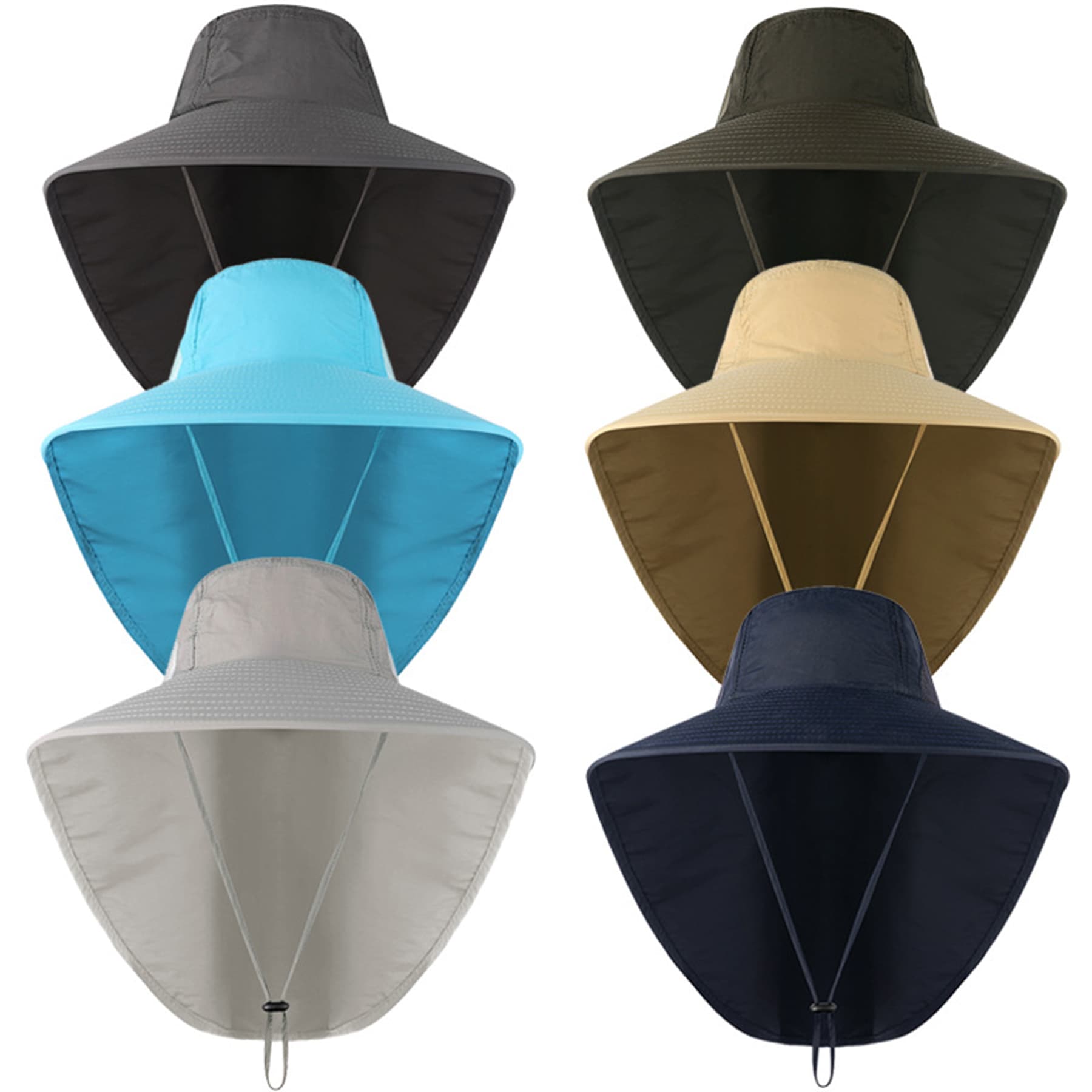 Uv Protection Bucket Hat With Neck Flap thumbnail 5